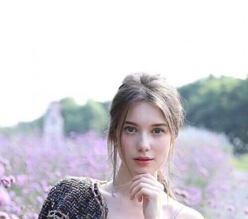 Summer morning and Dina looks beautiful