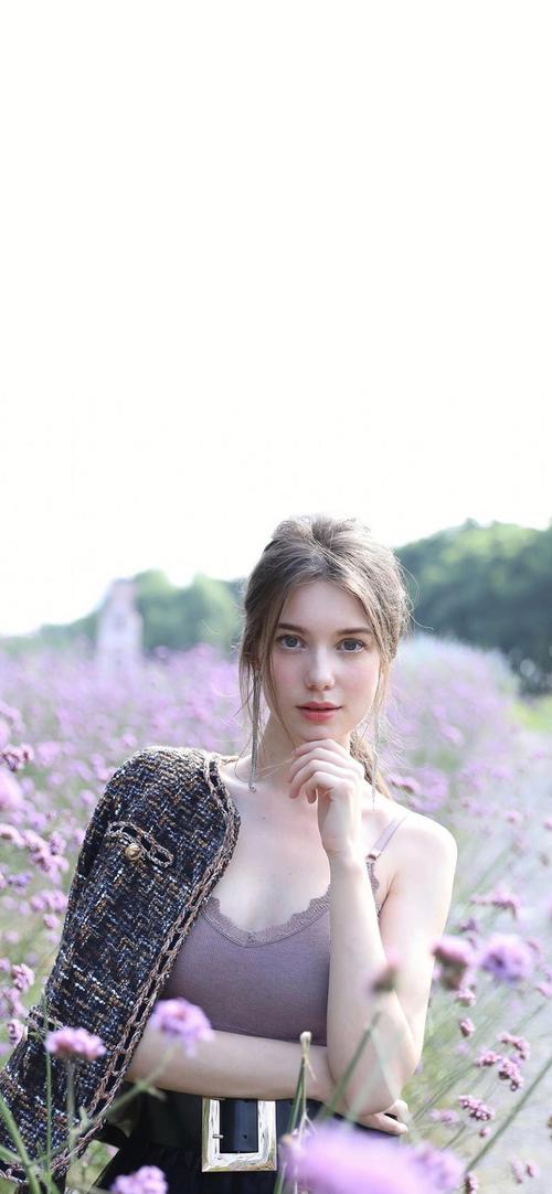 Summer morning and Dina looks beautiful